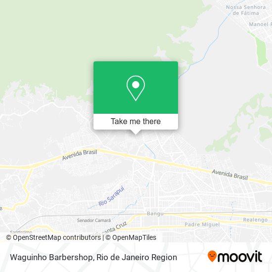 Waguinho Barbershop map