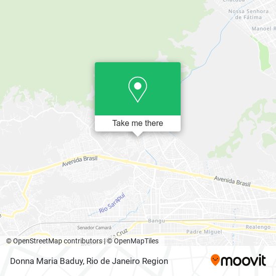 Mapa Donna Maria Baduy