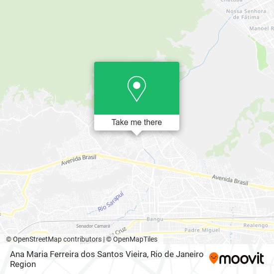 Mapa Ana Maria Ferreira dos Santos Vieira