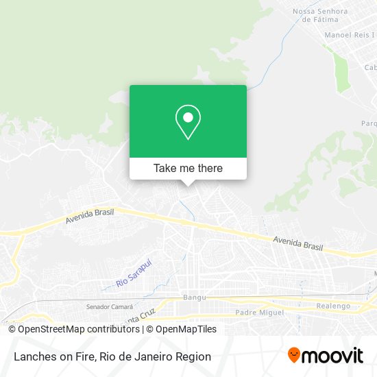 Lanches on Fire map