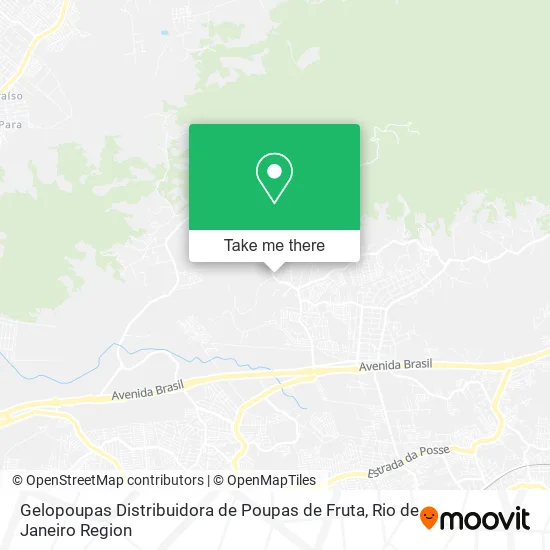 Gelopoupas Distribuidora de Poupas de Fruta map