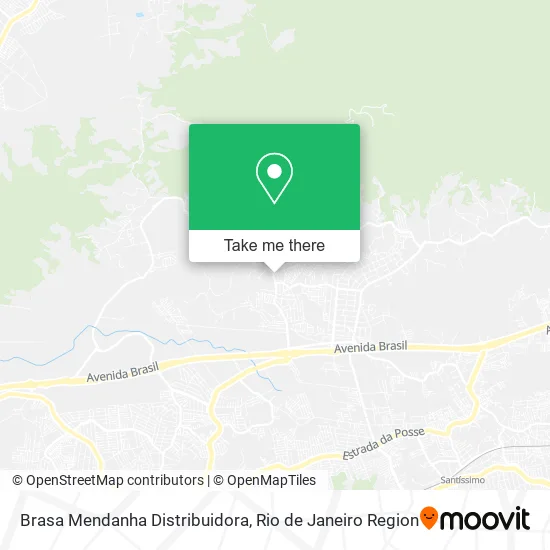 Brasa Mendanha Distribuidora map