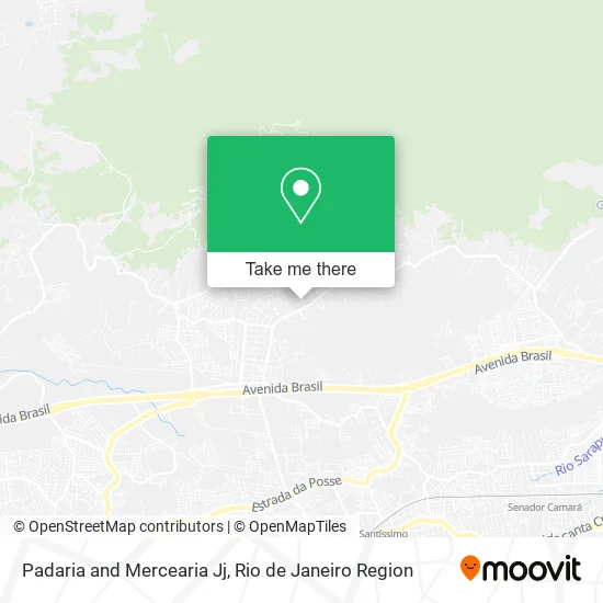 Padaria and Mercearia Jj map