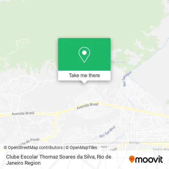 Clube Escolar Thomaz Soares da Silva map