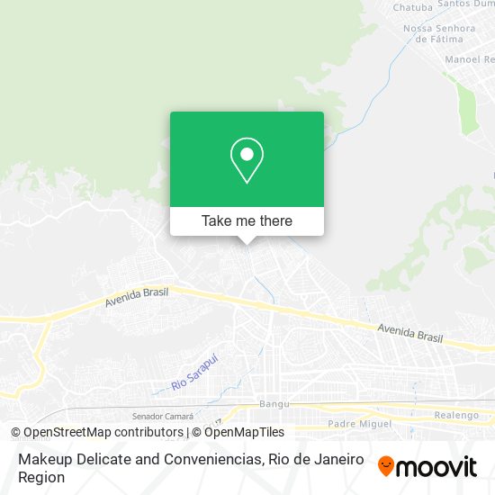 Makeup Delicate and Conveniencias map