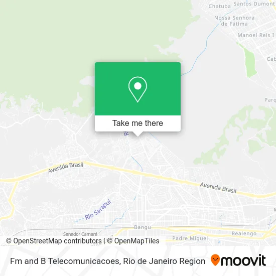 Fm and B Telecomunicacoes map