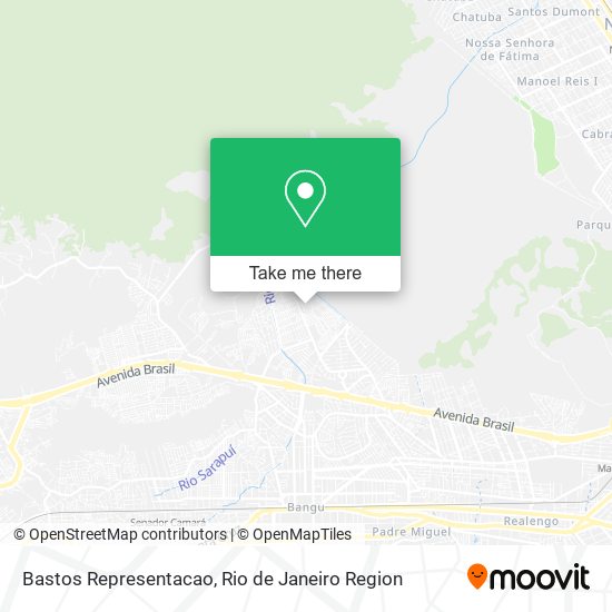 Bastos Representacao map
