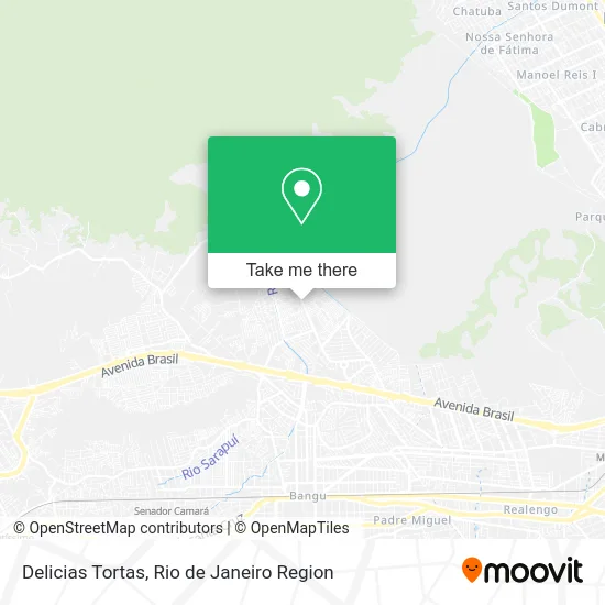 Delicias Tortas map