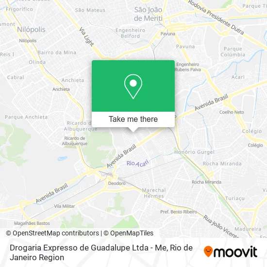 Drogaria Expresso de Guadalupe Ltda - Me map
