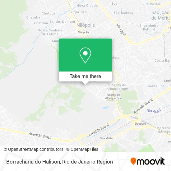 Borracharia do Halison map