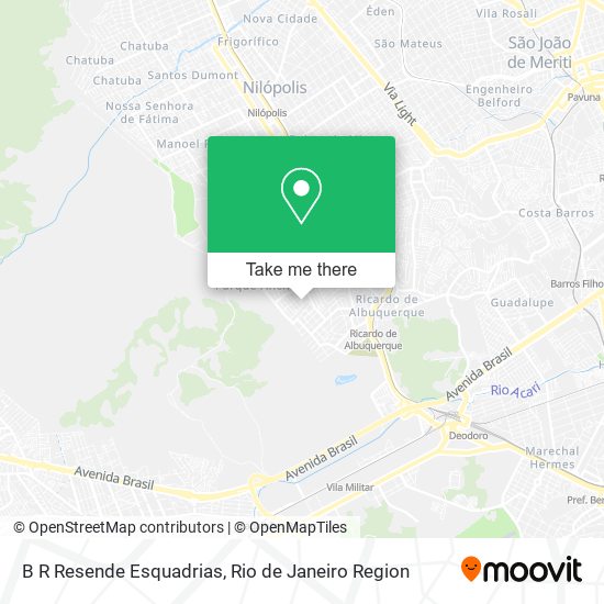 B R Resende Esquadrias map