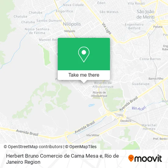Herbert Bruno Comercio de Cama Mesa e map