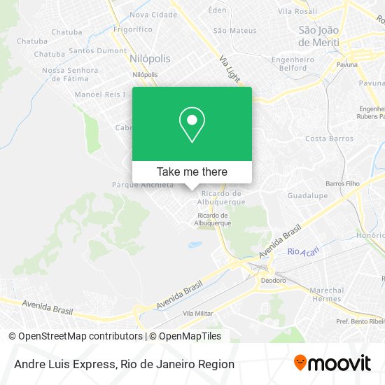 Mapa Andre Luis Express