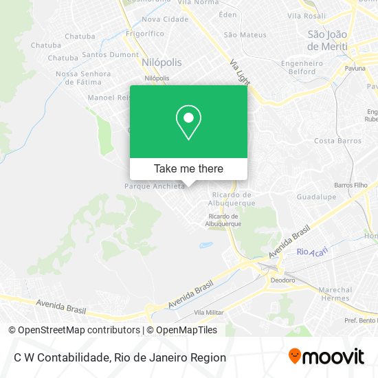 C W Contabilidade map