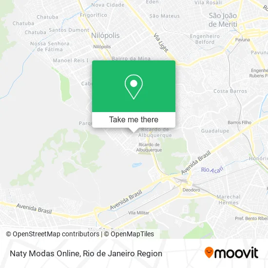 Naty Modas Online map