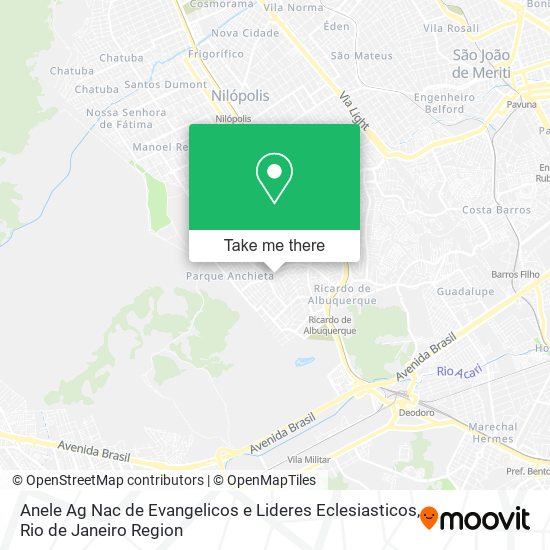 Anele Ag Nac de Evangelicos e Lideres Eclesiasticos map