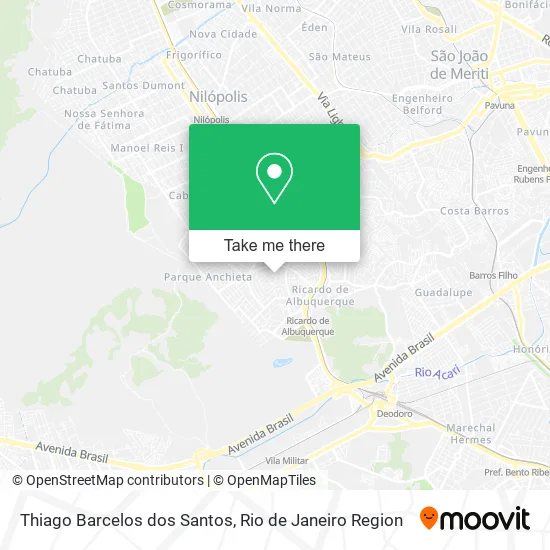 Thiago Barcelos dos Santos map