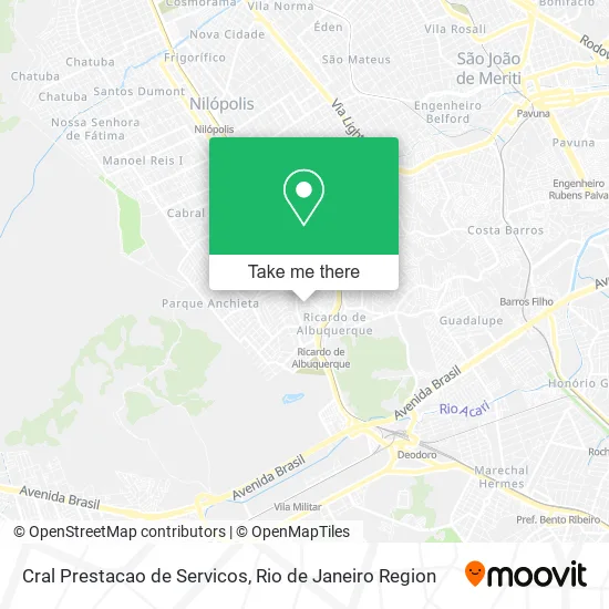 Cral Prestacao de Servicos map