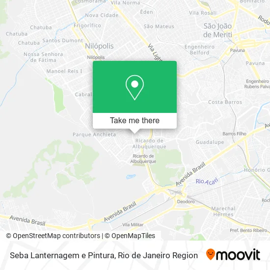 Seba Lanternagem e Pintura map