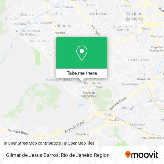 Gilmar de Jesus Barros map