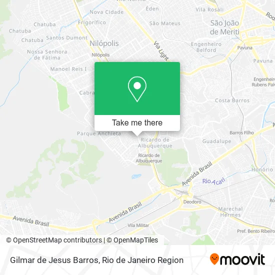 Gilmar de Jesus Barros map