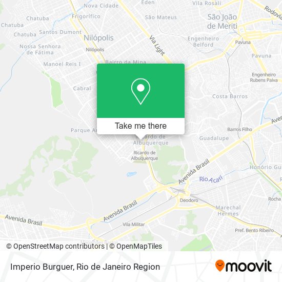 Imperio Burguer map