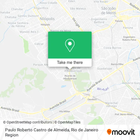 Paulo Roberto Castro de Almeida map
