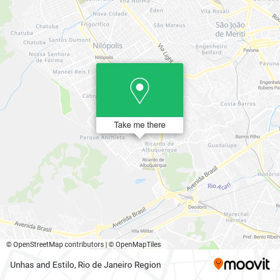 Unhas and Estilo map