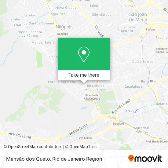 Mansão dos Queto map