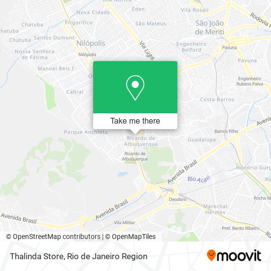 Thalinda Store map