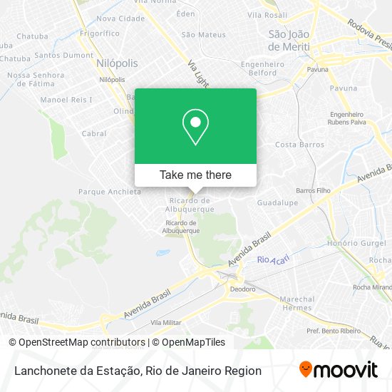 Lanchonete da Estação map