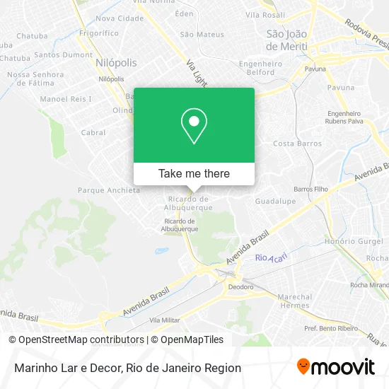 Marinho Lar e Decor map