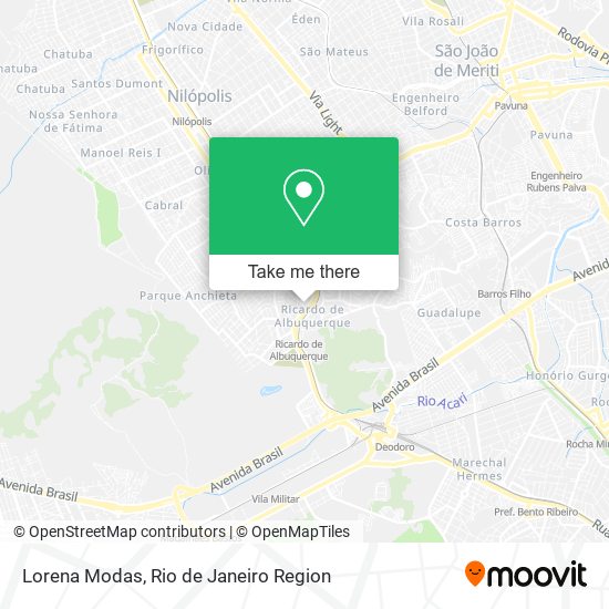 Lorena Modas map