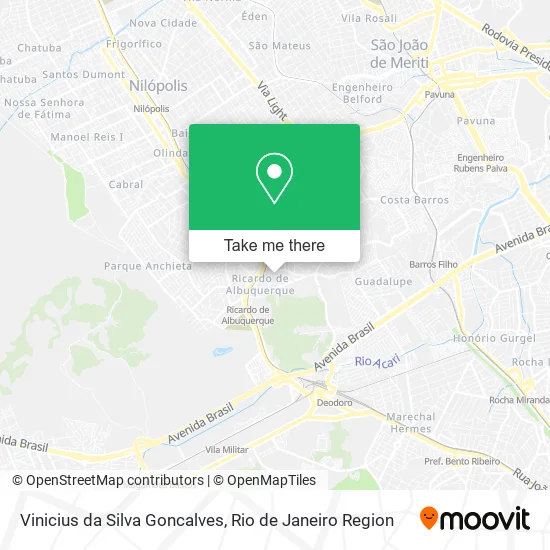 Vinicius da Silva Goncalves map