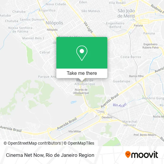 Cinema Net Now map