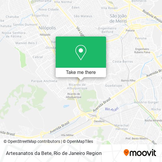 Artesanatos da Bete map
