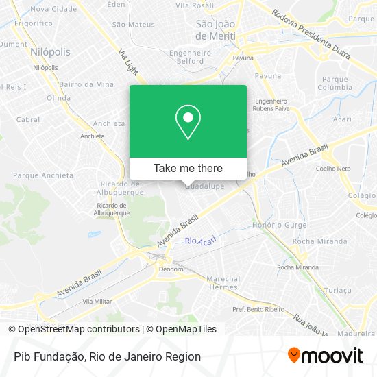 Pib Fundação map