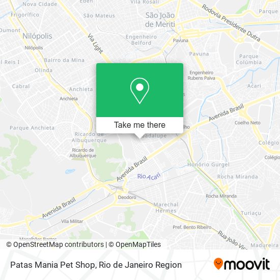 Patas Mania Pet Shop map