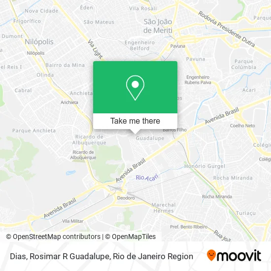 Dias, Rosimar R Guadalupe map