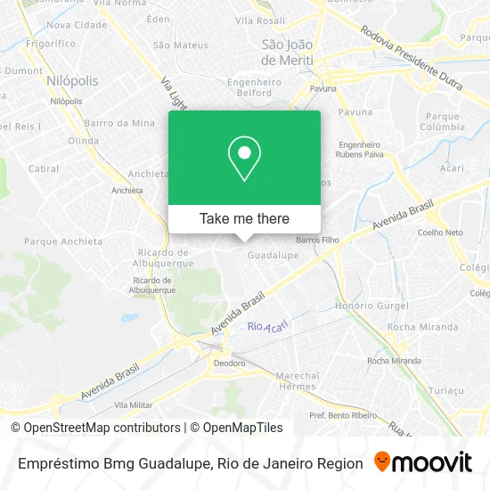 Empréstimo Bmg Guadalupe map