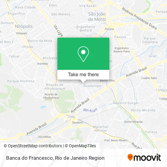 Banca do Francesco map