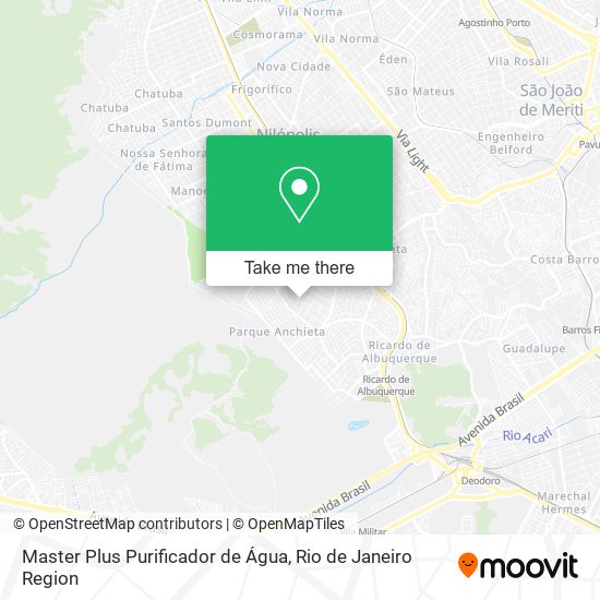 Master Plus Purificador de Água map