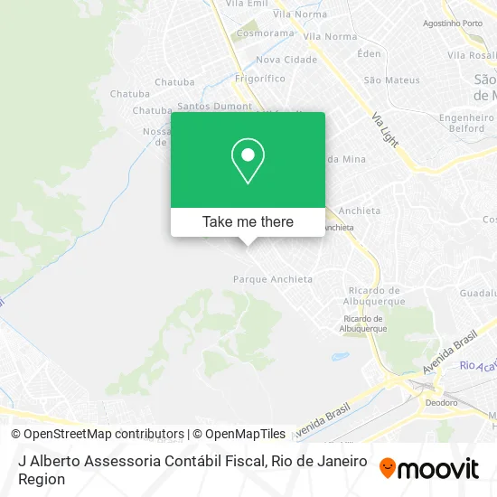 J Alberto Assessoria Contábil Fiscal map