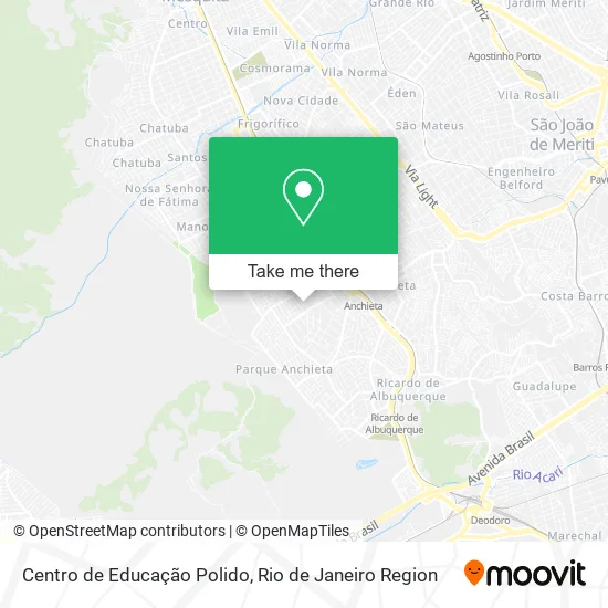 Centro de Educação Polido map