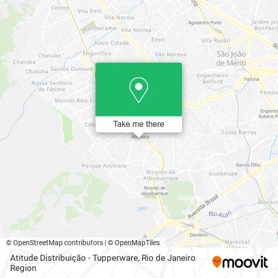 Atitude Distribuição - Tupperware map