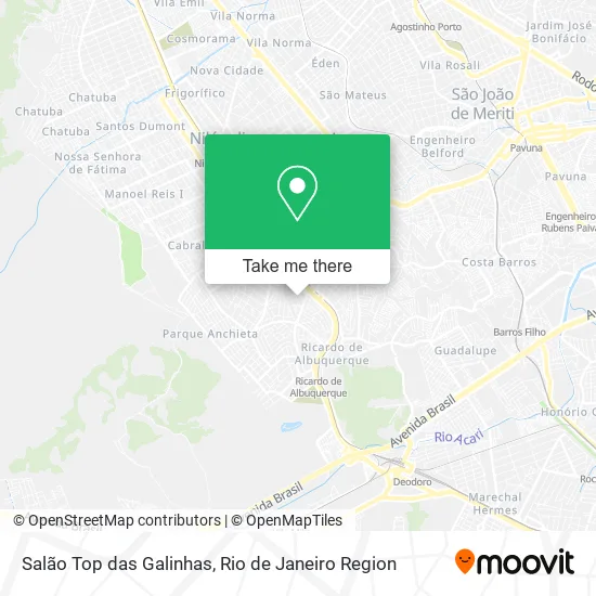 Salão Top das Galinhas map