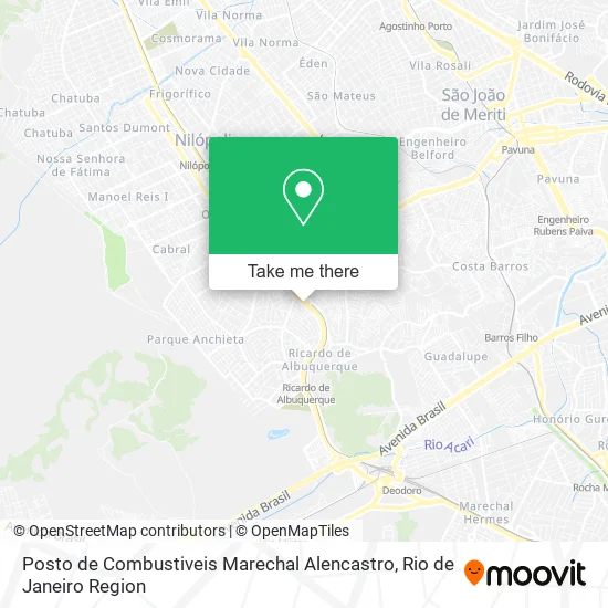 Posto de Combustiveis Marechal Alencastro map
