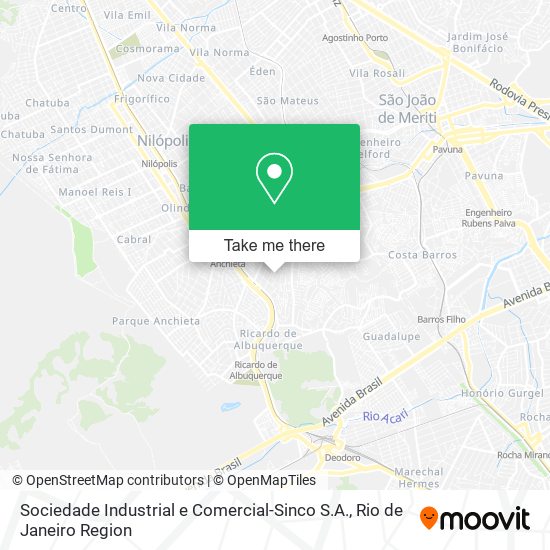 Sociedade Industrial e Comercial-Sinco S.A. map