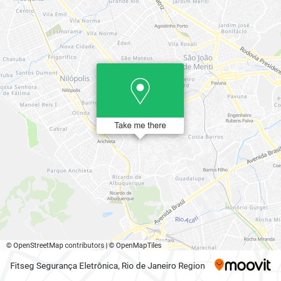 Mapa Fitseg Segurança Eletrônica