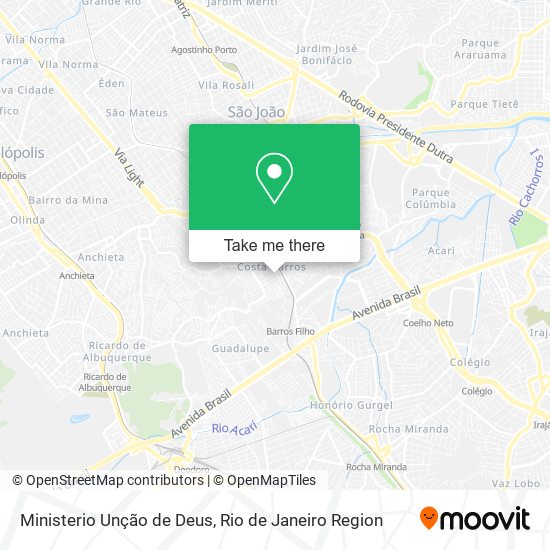 Ministerio Unção de Deus map